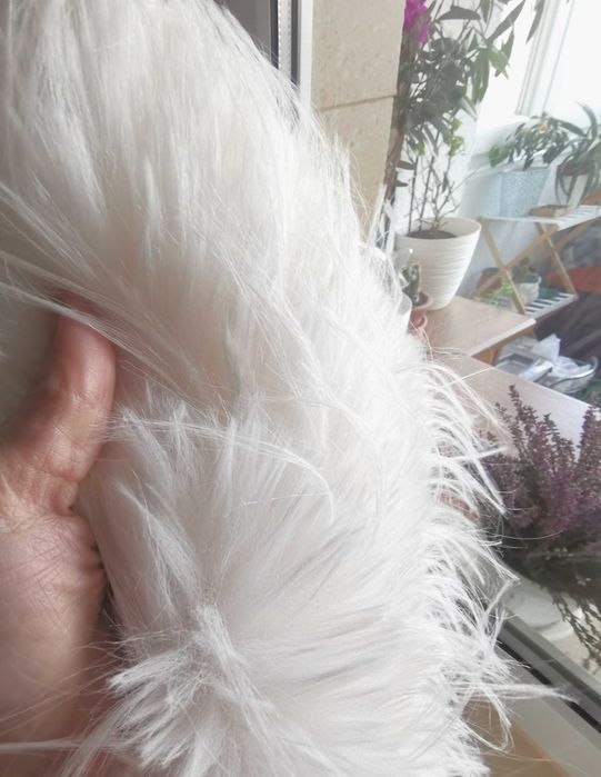 Ново бяло палто Monte Cervino от еко пух