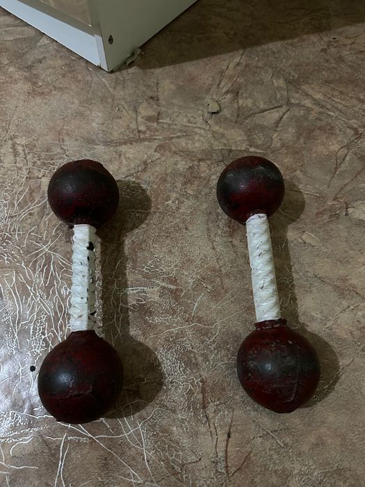 Гантель екеуі 7 кг шығады