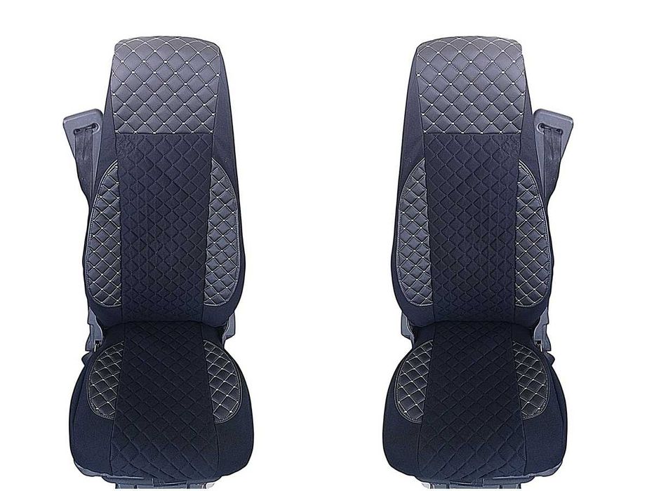 Калъфи за седалки за Volvo FH3 FE FL FM Волво до 2014 от кожа и велур