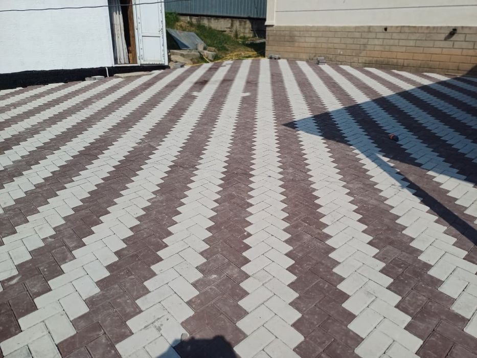 Укладка брусчатки