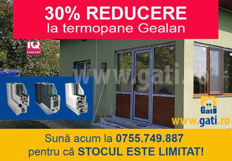 Azi 30% REDUCERE la termopane Gealan în Crovu / Dâmbovița