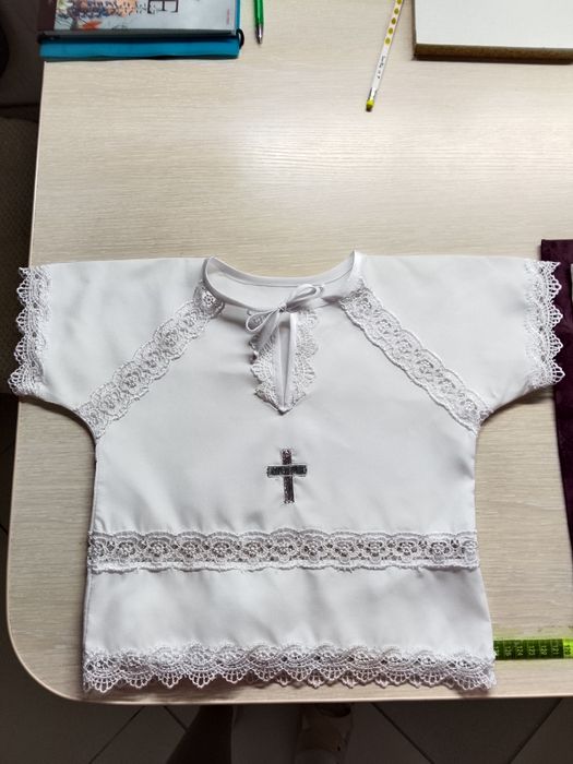 Крестильные рубашки для мальчиков и девочек.