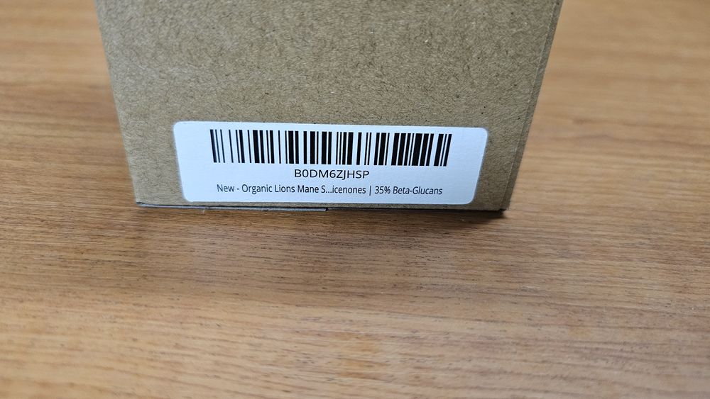 Лъвска грива (Organic Lion's Mane Dual Extract Powder) от бранда Andinn Organics  на прах за 90 дни херициум
