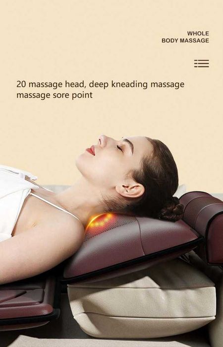 Масажен матрак с вибрационно отопление и масаж на краката