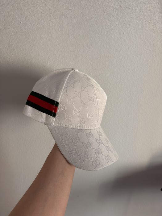 Sapca gucci alba simpla