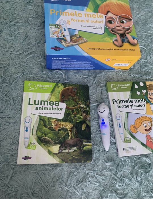 Raspundel istetel creion Albi si 2 carti interactive.