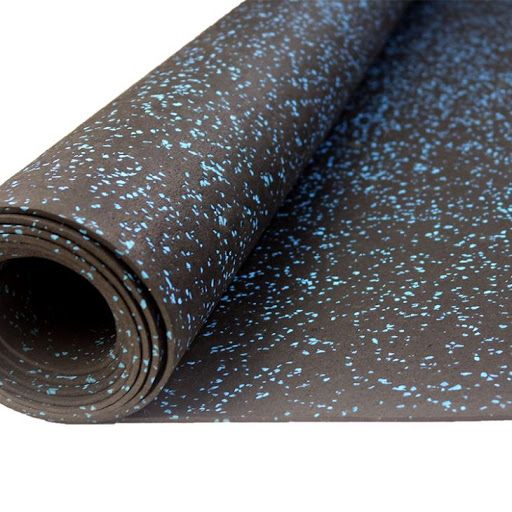 Каучукова Подова Настилка за Фитнес + 20% EPDM 6 мм | Ролка - 12 кв.м