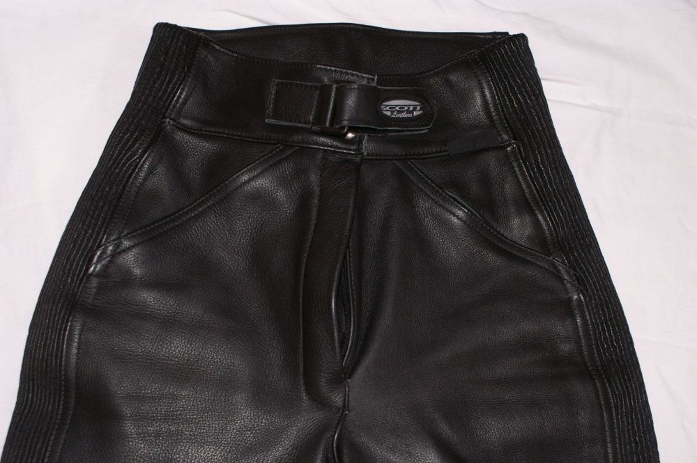 Scott Leathers Дамски кожен панталон за мотор