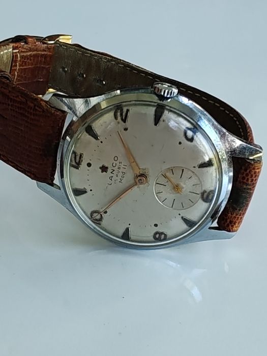 Ceas Lanco Mod Il Int. Manuala 37 mm Funcționează excelent!
