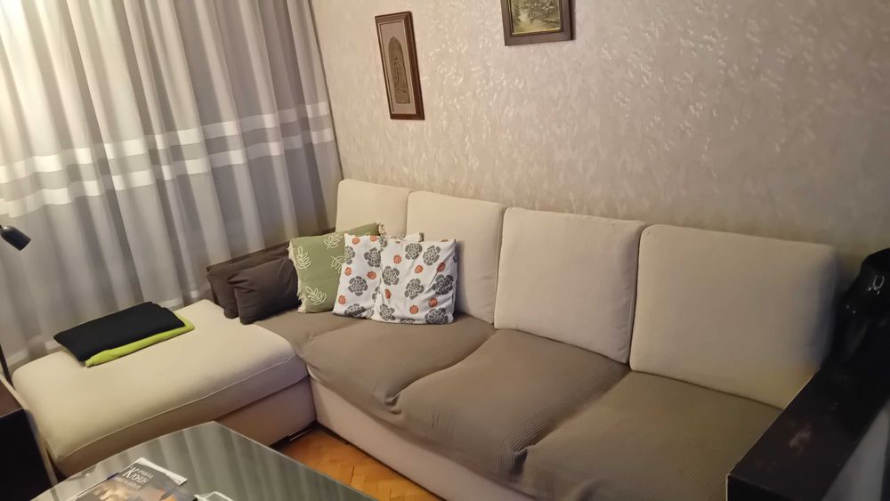 Холна гарнитура - диван, фотьол и табуретка