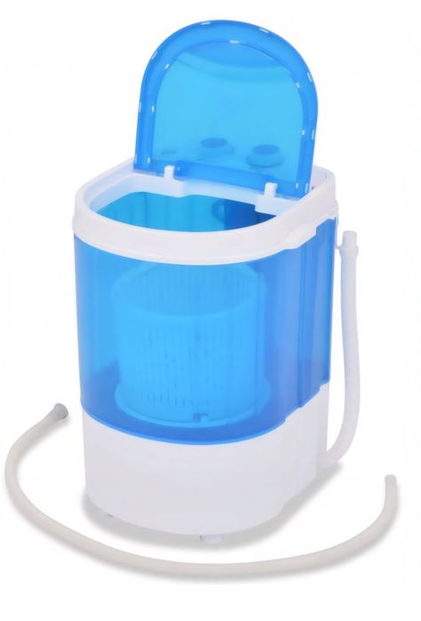 Мини пералня Ayco WMA-32, 121 W, 3 кг дрехи, Центрофуга 2 кг, Таймер, Бял/син