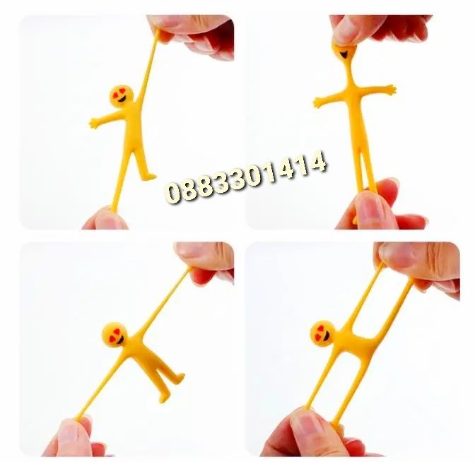 4 броя Гумени Човечета Антистрес Фиджет Скуиши