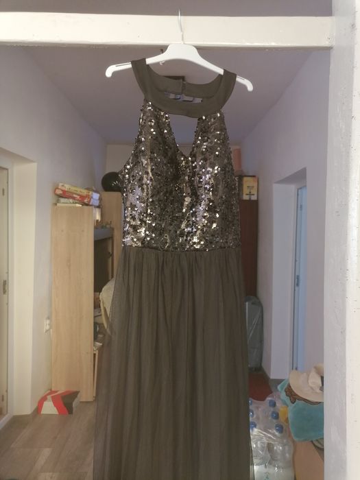 Rochie lunga cu paiete noua