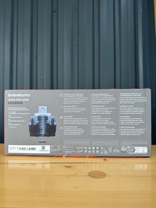 Tastatura Gaming STEELSERIES Apex Pro Mini Wireless, OmniPoint Switch, Bluetooth, negru SIGILATA NOUA