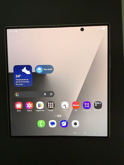 Fold 7, 12GB Ram, 256 Gb, Silver, NECODAT, CA NOU, GARANTIE EMAG 24 LUNI