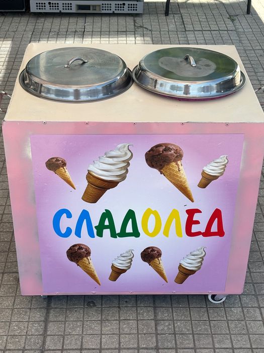 Двукантов термос за сладолед