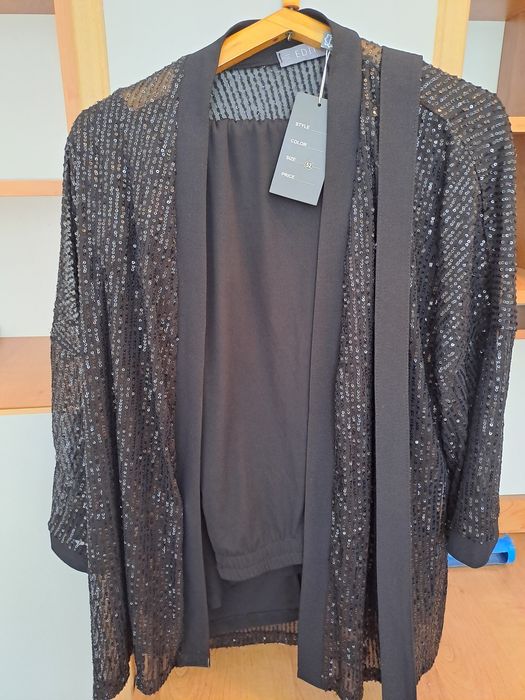 Брючной костюм тройка.