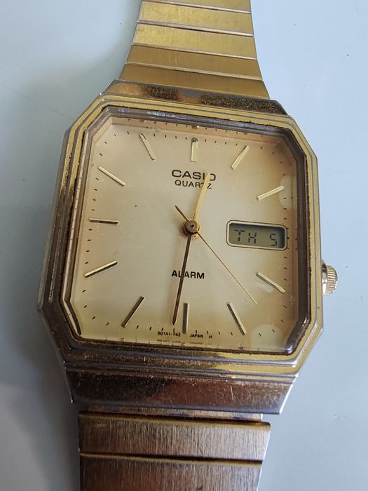 Ceas Casio Analogic - Digital Vintage Alarma