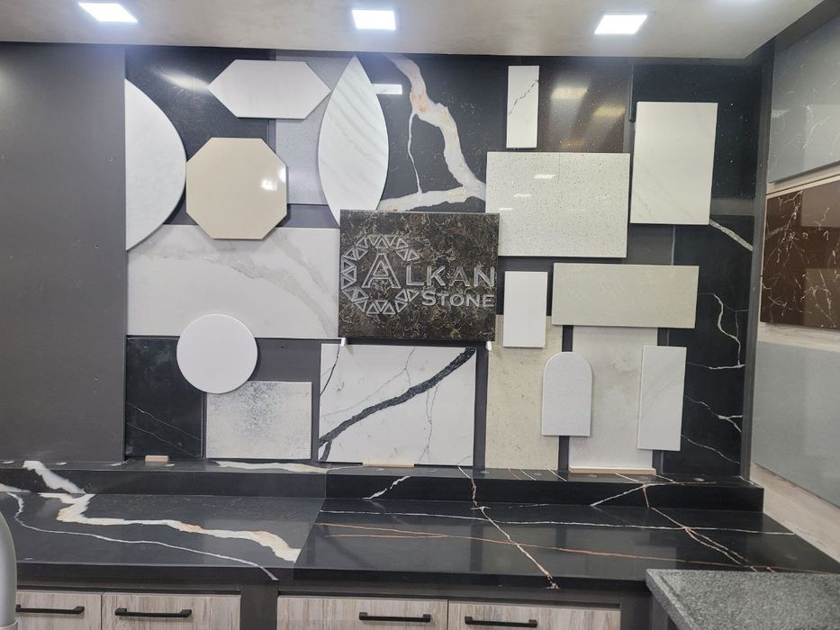 Столешницы из искусственного камня акрил, кварц от "ALKAN STONE"
