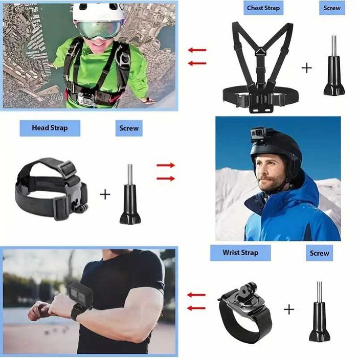 Комплект Аксесоари - GoPro Hero 13 Black - GARV Multiset 2