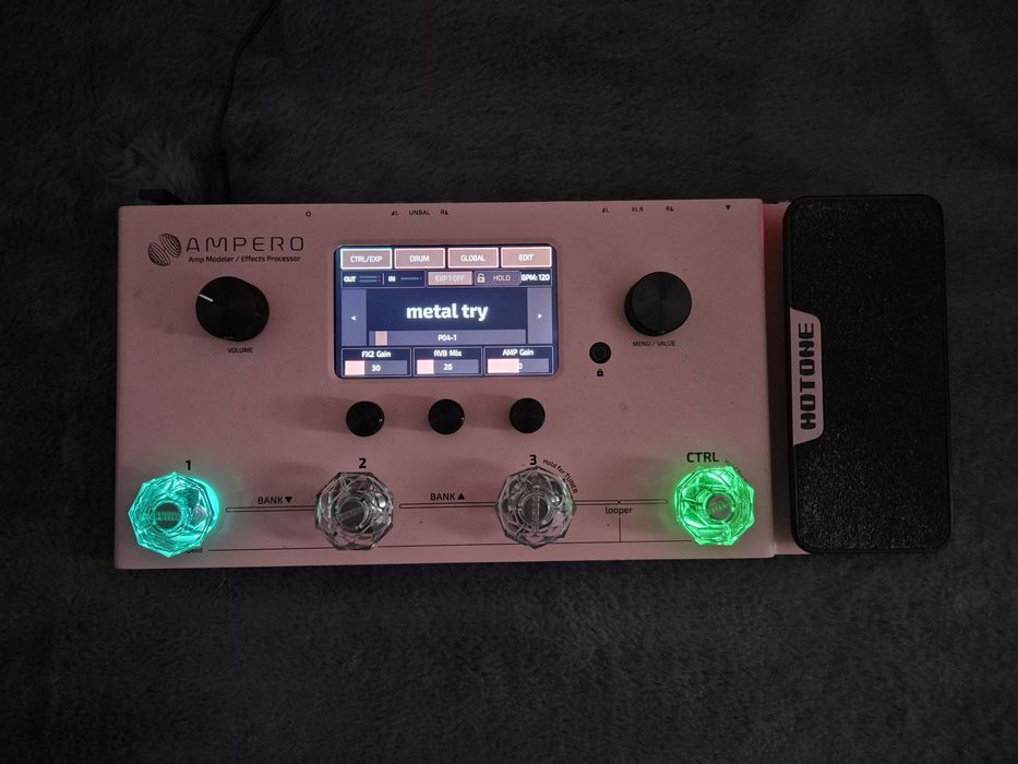 Pedală multiefect chitară/bass Hotone Ampero MP-100