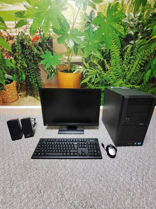 Unitate Fujitsu Esprimo P5731 E STAR5  + Monitor LCD Benq + Tastatura