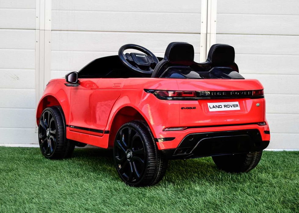 Masinuta electrica 4x4 Range Rover 12V 10Ah cu scaun tapitat #RED