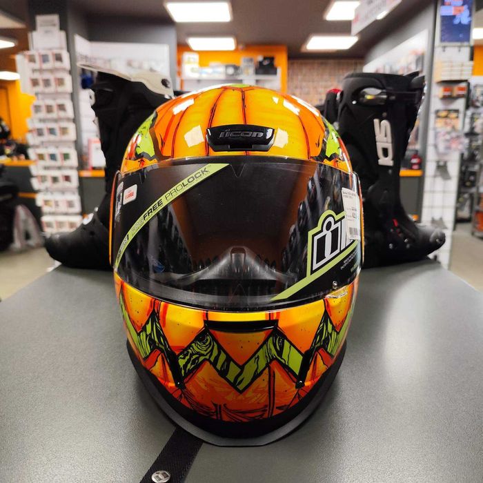 Разпродажба от 527 Каска ICON AIRFORM TRICK OR STREET Размер: XL 37831