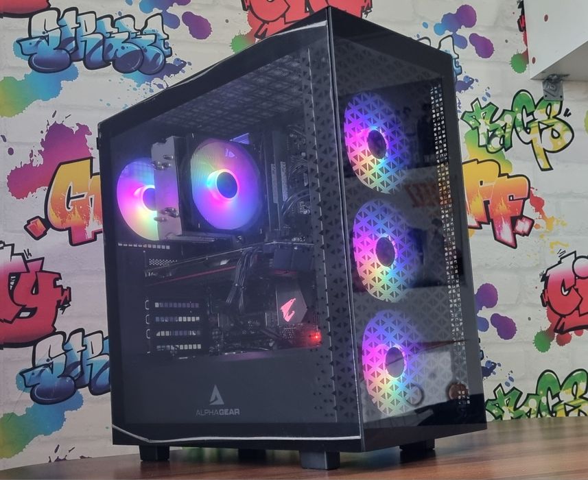 Unitate PC Gaming: i5 8500/16GB RAM/GTX 1080 8GB/256GB SSD/1TB HDD/ARGB
