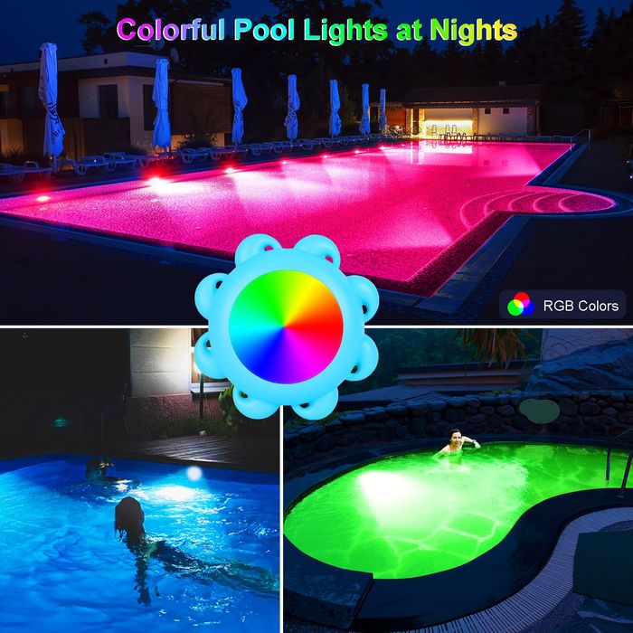 Интелигентни потопяеми лампи LED осветление за басейн лампа за басейн