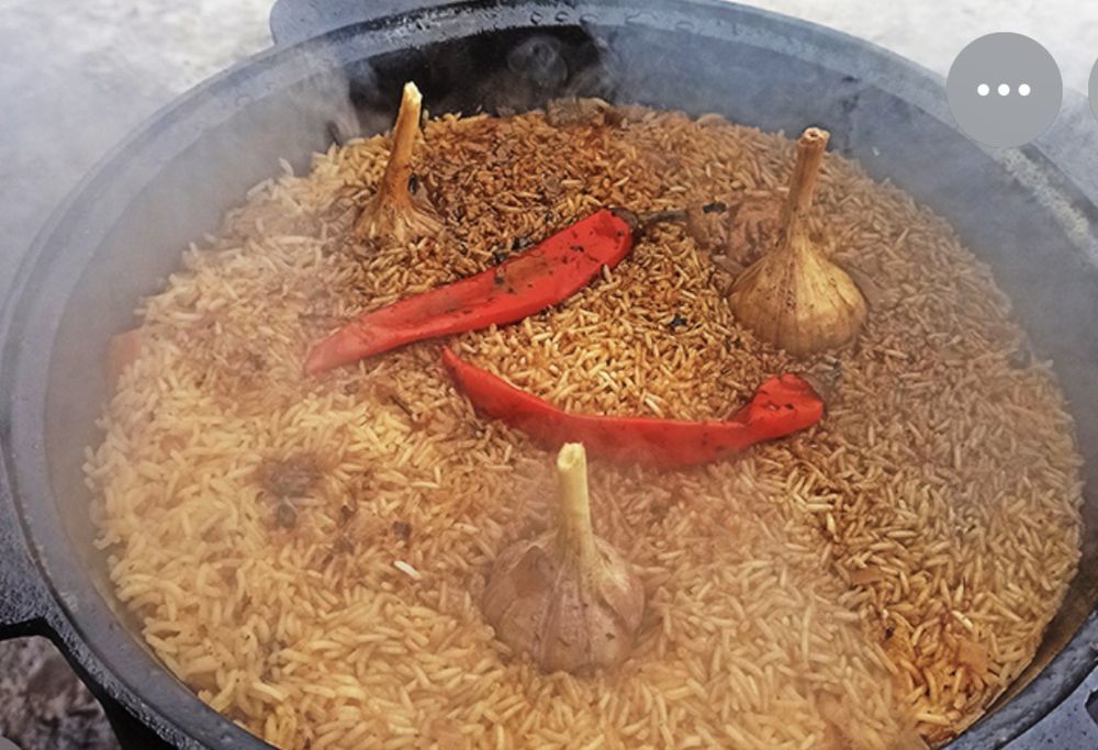 Плов на саказ Сарыагаш