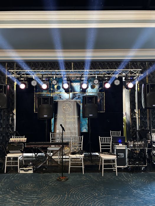 Schela profesionala de lumini de inchiriat!