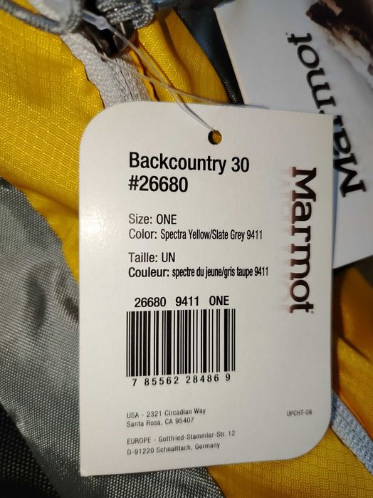 Рюкзак Marmot 30L новый