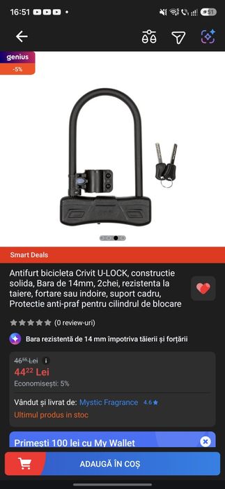 Bicicleta MTB Carpat Life cumparata recent și folosită 2 zile(în garanție)