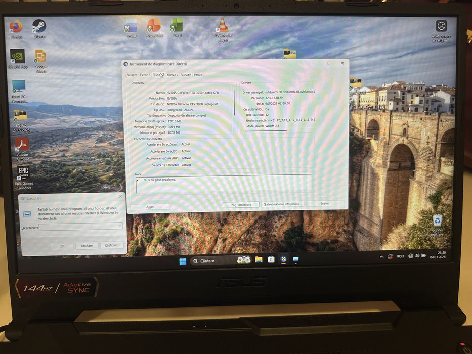 Laptop TUF F15 stare foarte buna