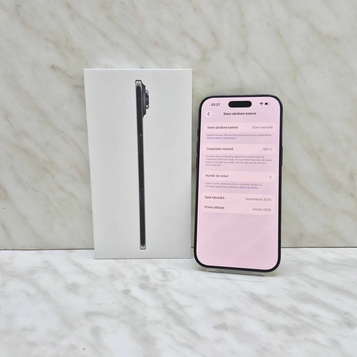 Apple iPhone Air, 256GB, 5G 100% baterie Garantie Zeus Amanet Militari 35185