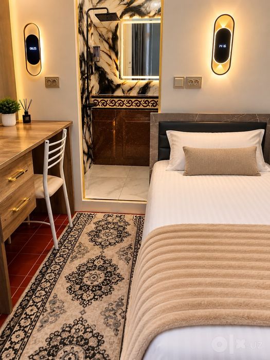 Hostel 1 kishilik xonalar sanuzeli xona ichida