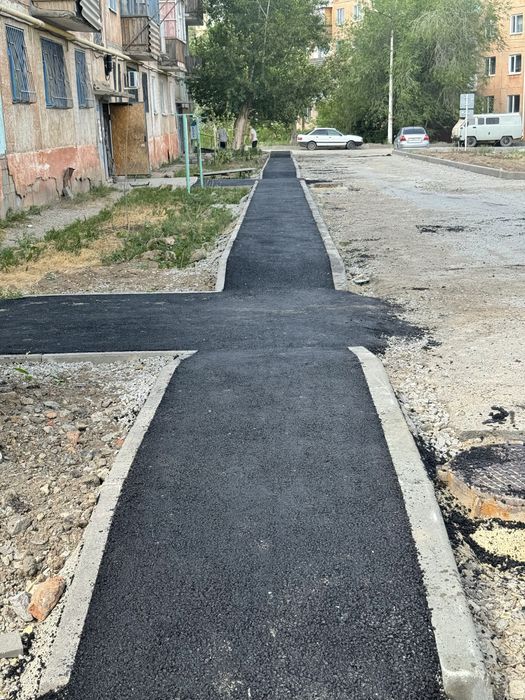 Укладка брусчатки и асфалта