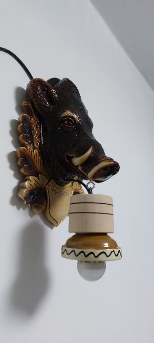 Aplica de perete cu cap de animale