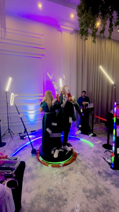 Fum Greu/Selfie 360/Cabină Foto/Oglindă Magică/Soare rotitor/Vulcani