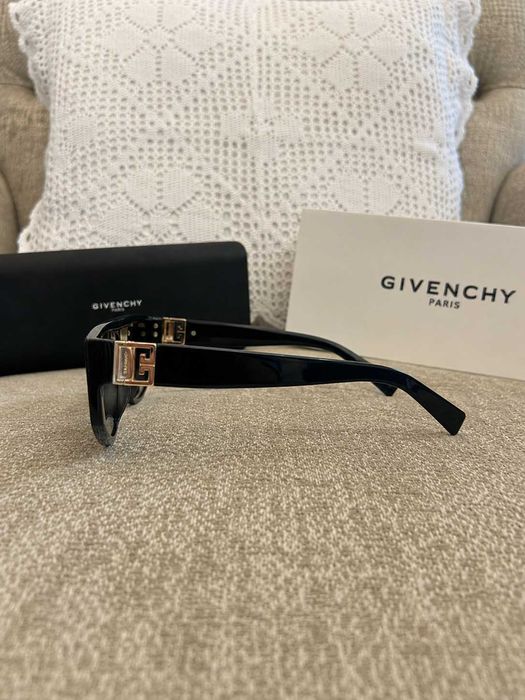 Ochelari de soare Givenchy GV 7156/S 807IR – negru/auriu – Made in Italy + toc