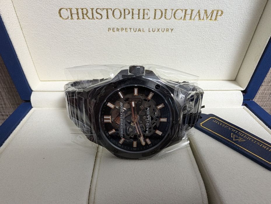 Ceas Christophe Duchamp Raidillon Skeleton Automatic Mecanism Japonez