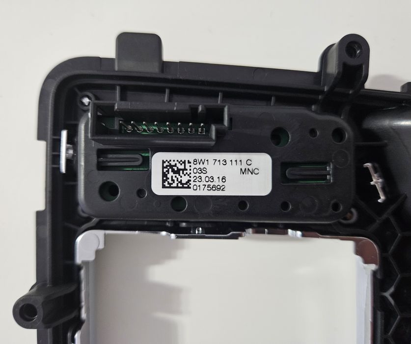 Ornament trim schimbator viteze Audi A4 B9 A5 F5 brushed aluminium