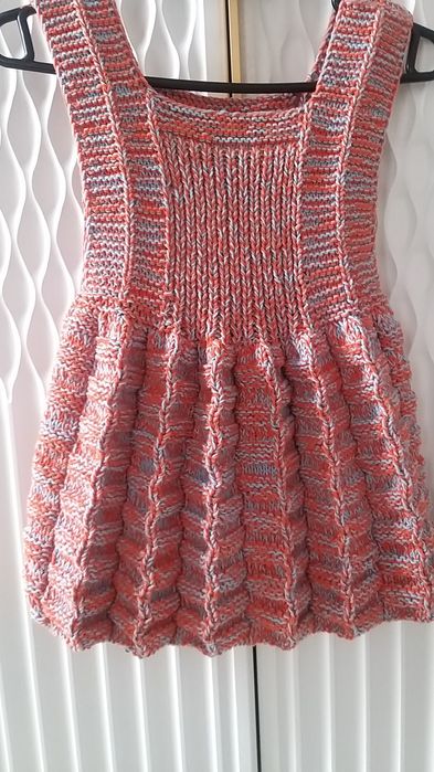 Детская одежда сарафан вязаный