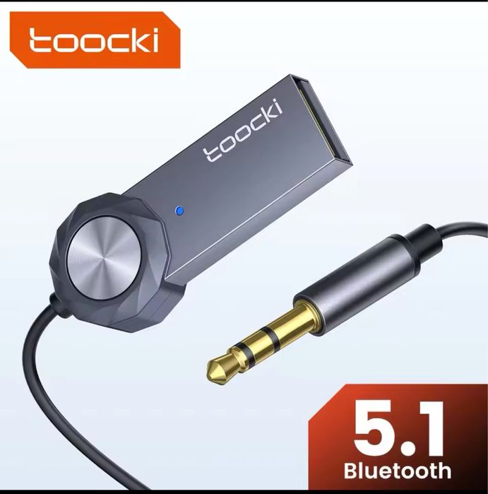 Adaptor Bluetooth auto cu iesire jack si microfon