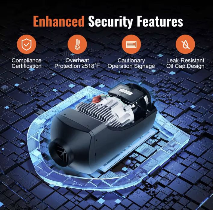 Промо**Суха дизелова печка 5kw 12V