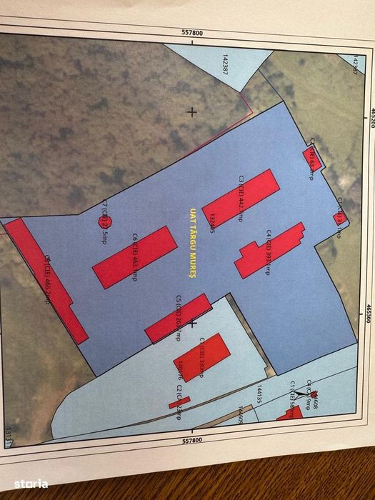 De vanzre teren intravilan 12.880 m2 si constructii