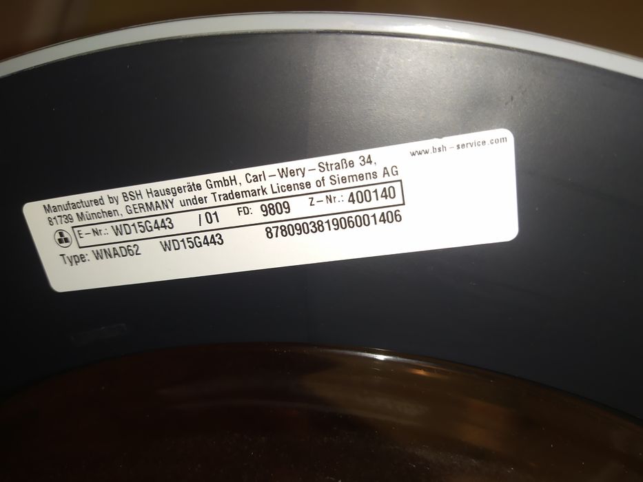 Пералня и Сушилня Siemens iSensoric iQ500   WD15G443