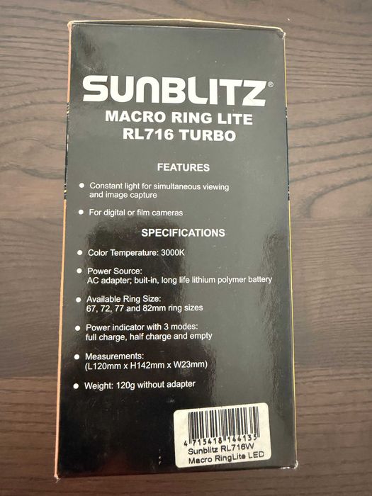 Blitz circular SUNBLITZ Macro Ring Lite - NOU