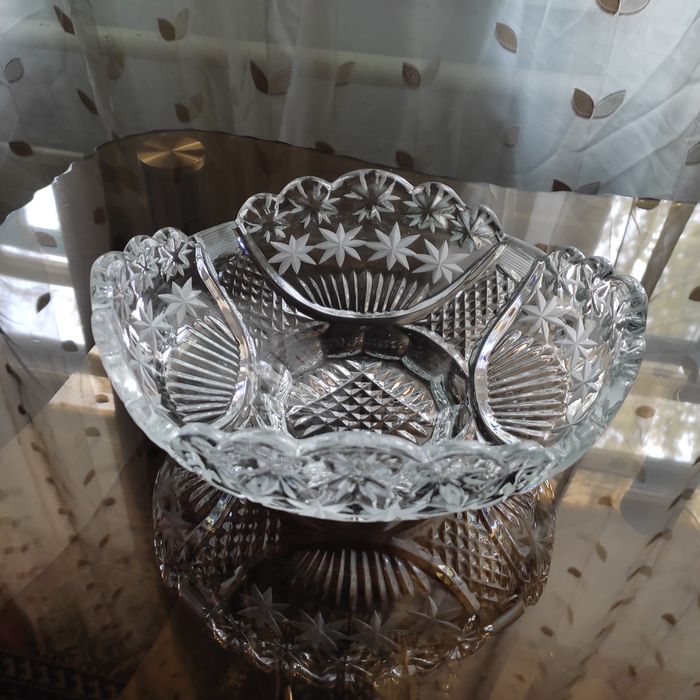 Хрустальные вазы. Салатница, для фруктов и конфет